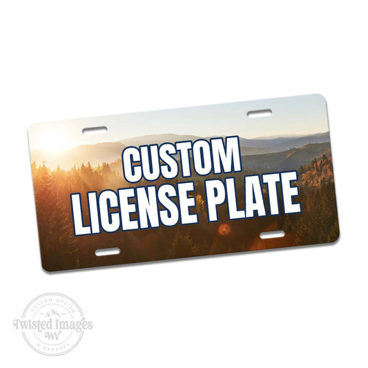 License Plate Custom License Plate – Personalized Aluminum Car Tags with Your Design