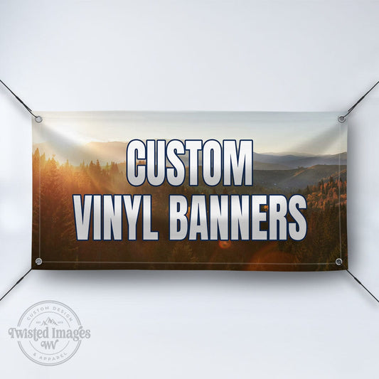 Vinyl Banner Custom Vinyl Banner – Full Color Indoor and Outdoor Signs