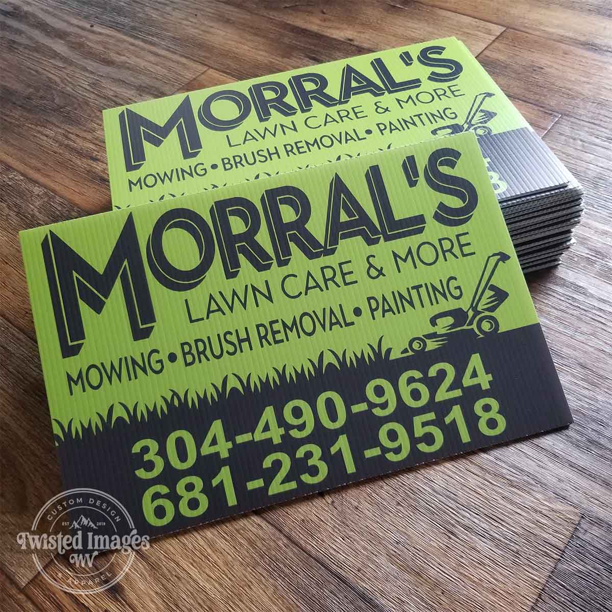 Yard Sign Custom Yard Signs with Free H-Stakes