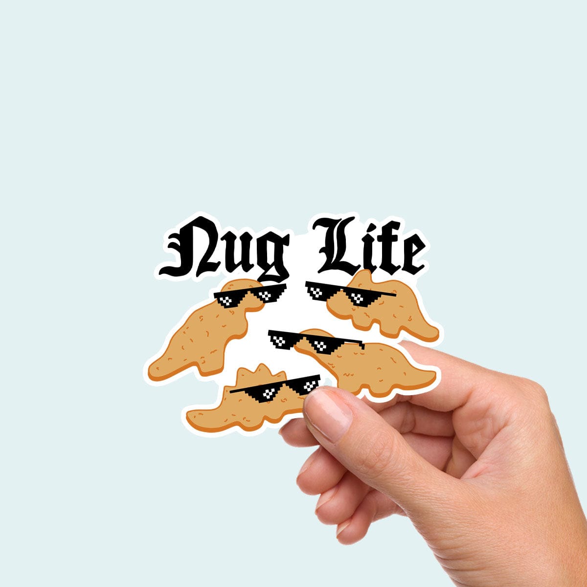 Sticker Nug Life Chicken Nugget Sticker Vinyl Decal