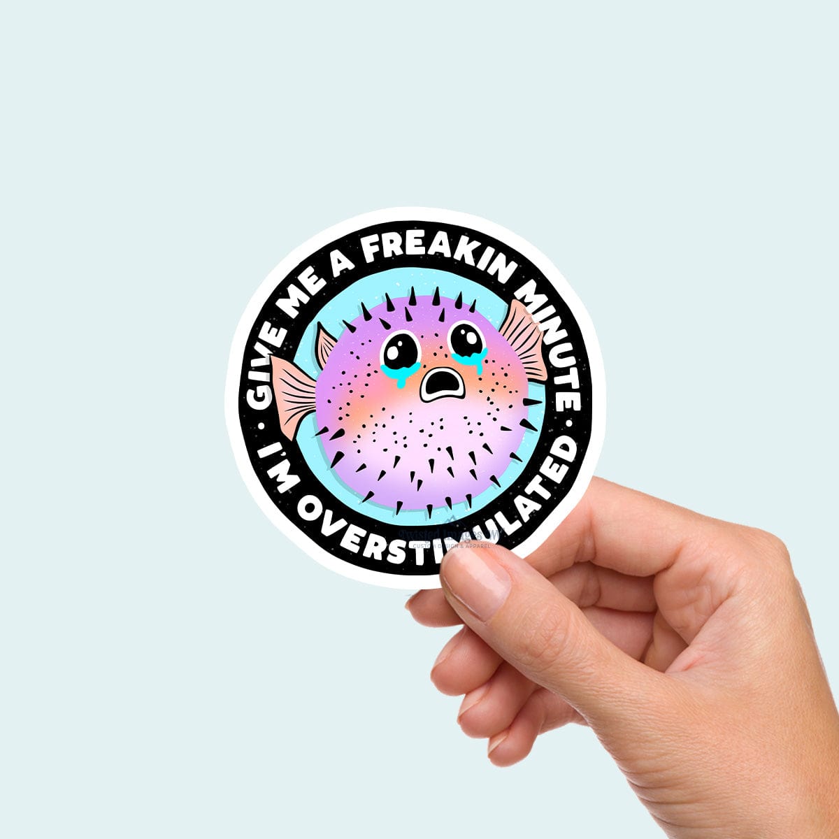 Sticker I'm Overstimulated Sticker Vinyl Decal