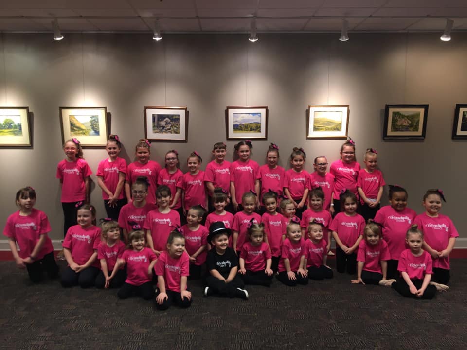 Custom matching t-shirts for Serendipity Dance Studio printed by Twisted Images WV