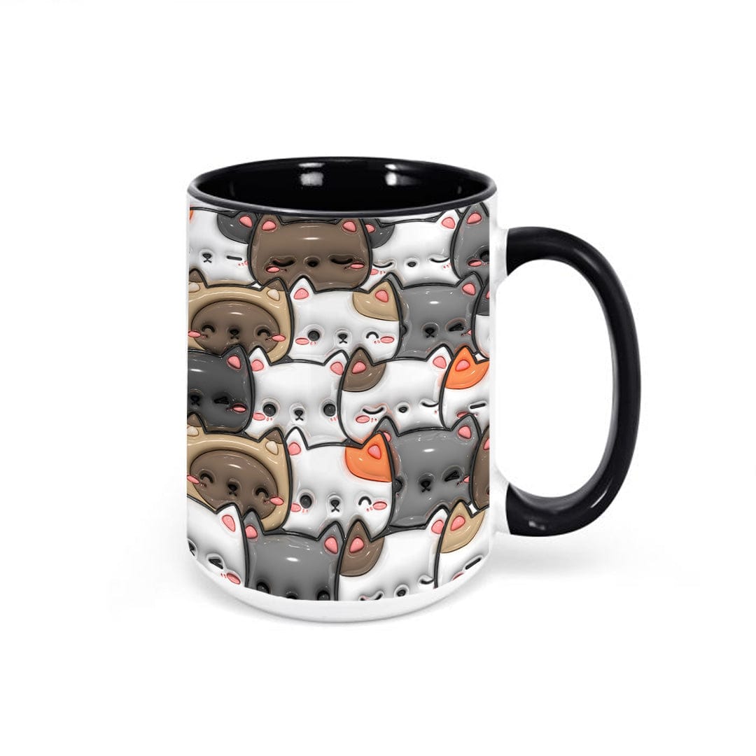 3D Kitty Cat Breeds Coffee Mug