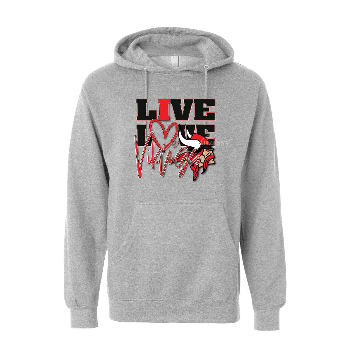 Shirts & Tops Hoodie / Small Live Love Vikings Graphic T-shirt