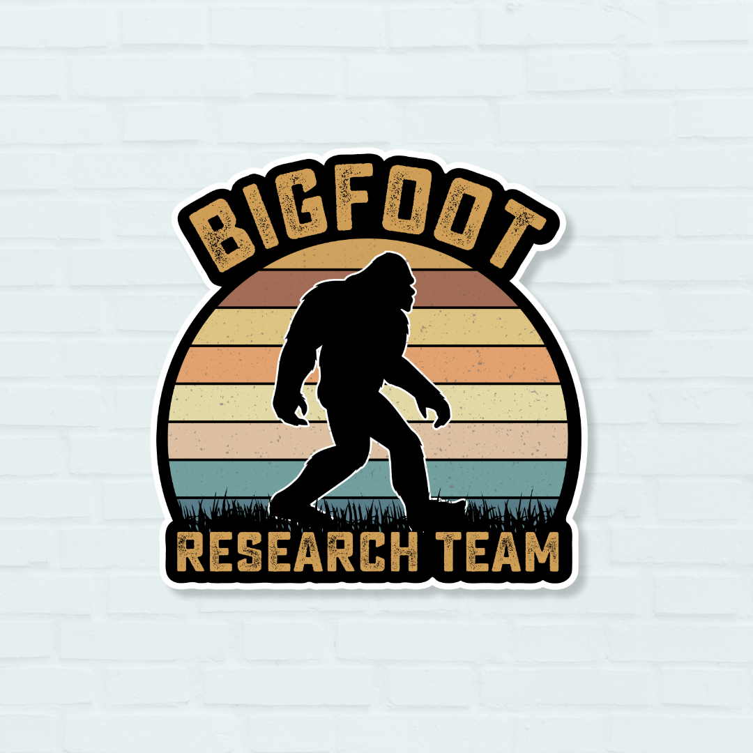 Bigfoot Research Team Decal Vinyl Sticker