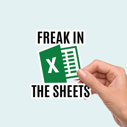 Freak in the Sheets Excel Vinyl Sticker