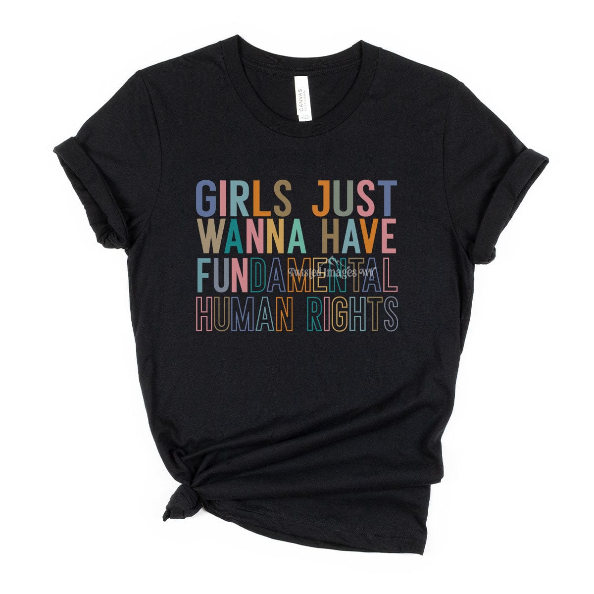 Shirts & Tops Small / Black Girls Just Wanna Have Fundamental Human Rights T-Shirt