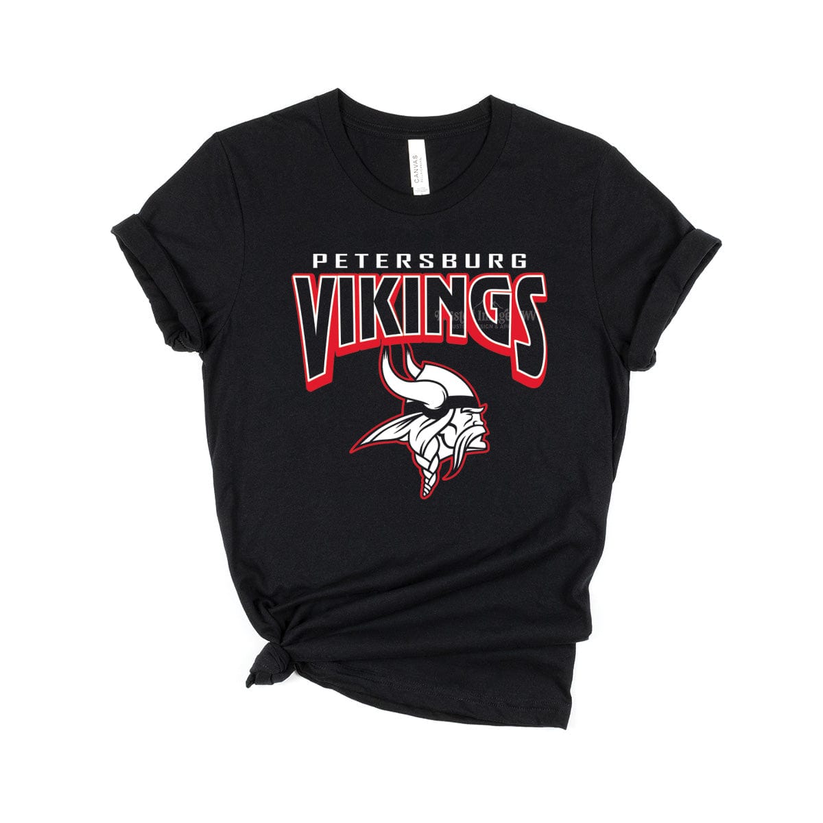 Shirts & Tops Small / Tee Petersburg Vikings Viking Head Mascot Graphic T-shirt