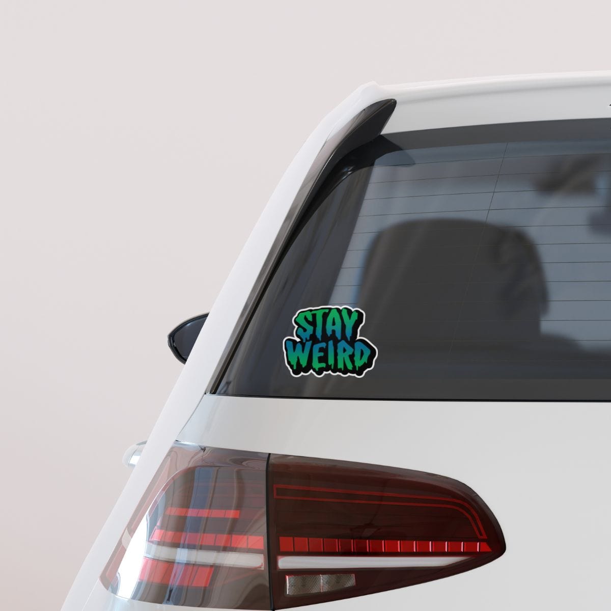 Sticker Stay Weird Drip Vinyl Sticker Waterproof Vinyl - 3 inch