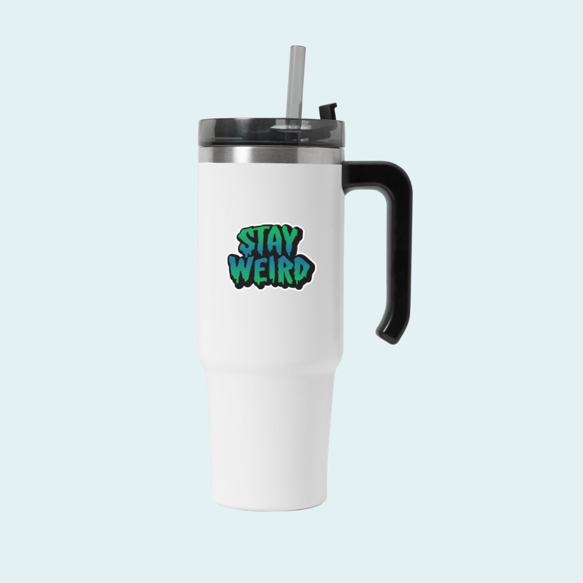 Sticker Stay Weird Drip Vinyl Sticker Waterproof Vinyl - 3 inch