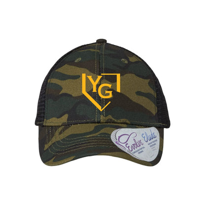 Headwear Camouflage Womens Young Guns Snapback Ponytail Hat